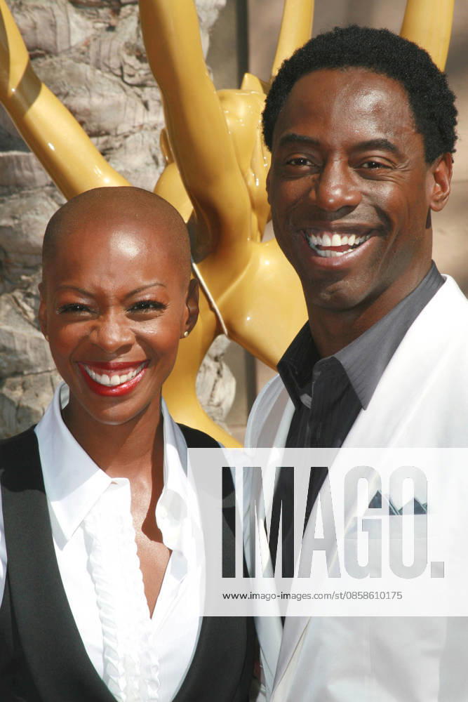 2006 Primetime Creative Arts Emmy Awards Aug 19, 2006; Los Angeles, CA, USA; Actor ISAIAH WASHINGTON and wife JENISA MARIE WASHINGTON at the 2006 Primetime Creative Arts Emmy Awards held at the Shrine Auditorium. Mandatory Credit: Photo by Glenn Weiner ZUMA Press. ( ) Copyright 2006 by Glenn Weiner Los Angeles CA USA