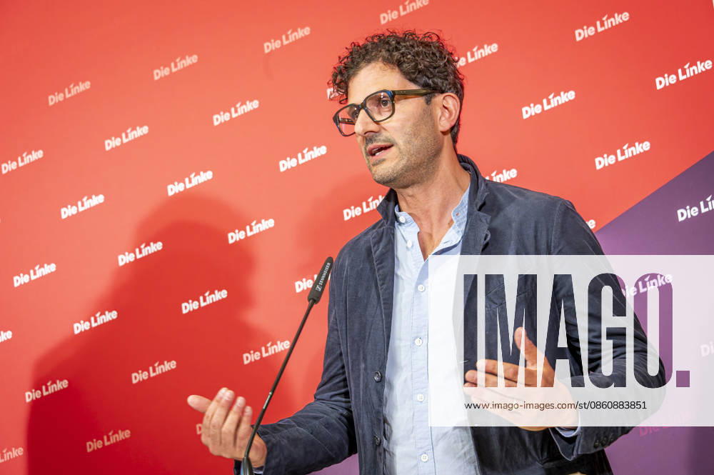 Luigi Pantisano EUR, Germany, Berlin, July 6, 2026 Press conference by Luigi Pantisano, Chair of the Die Linke party, at the Karl Liebknecht House on current issues