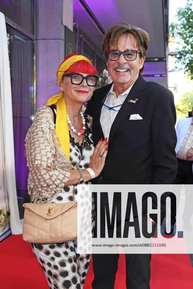 Jörg Draeger with his wife, Petra Draeger, at the Bellucci La Grande Bellezza summer party in Berlin on July 9, 2026