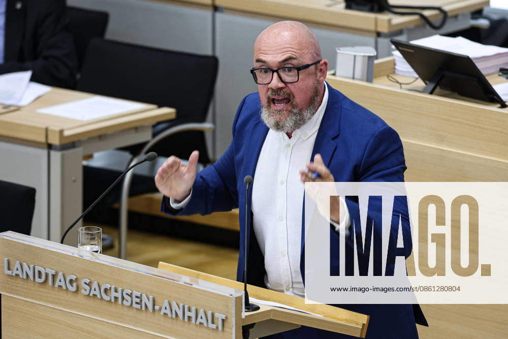Dr. Hans Thomas Tillschneider, AfD, State Parliament Session in the State Parliament of Saxony-Anhalt