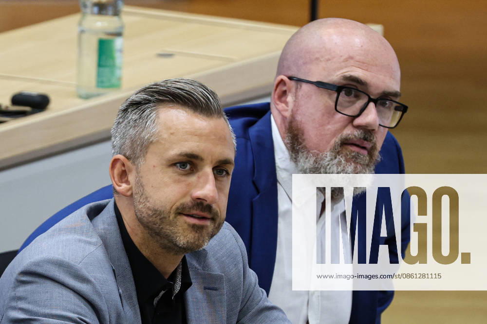 Ulrich Siegmund, AfD Caucus Chair, Saxony-Anhalt, and Dr. Hans Thomas Tillschneider, AfD, at a state legislative session in the Saxony-Anhalt State Legislature