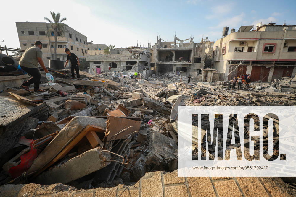 Israeli attacks continue in Gaza GAZA, PALESTINE - JULY 16 : A view destruction at the Nuseirat Refugee Camp as the Israeli army targeted civilian residential areas in Gaza, Palestine on July 16, 2026. Hassan Jedi Anadolu Gaza City Gaza. Editorial use only. Please get in touch for any other usage.