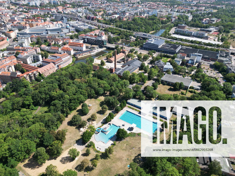 Halle, Saale Halle, Saale Halle, Saale Saxony-Anhalt View Cityscape Saxony-Anhalt View Saline Outdoor Pool Salinebad �