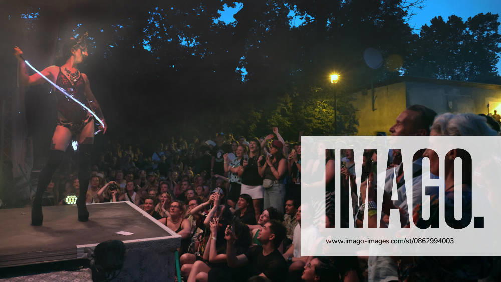 Halle (Saale) Halle (Saale) Halle (Saale) Saxony-Anhalt Cityscape Saxony-Anhalt View of the 2026 Summer Festival at the Peißnitzhaus Peißnitzhaus Festival Drag Show Drag and Travesty Show Photo by Janayra ï¿½