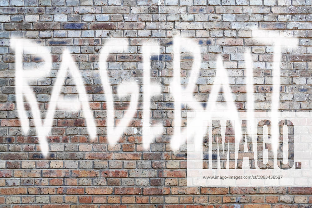 RAGEBAIT, Youth Word 2026, Top 10, more provocative Content at Web, the Anger trigger should, Youth slang, Trends from Social Media and the Gaming Culture, Selection through Langenscheidt Publisher, Graffiti at Brick wall, Photomontage 1131611113