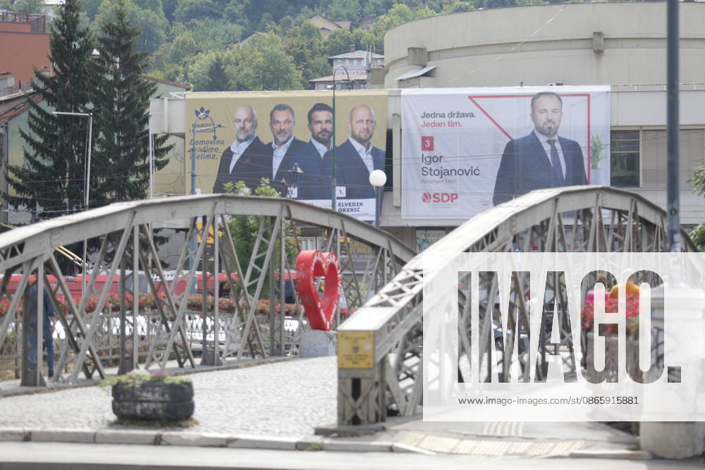 Campaign period begins for Bosnia and Herzegovina’s Oct. 4 general election SARAJEVO, BOSNIA AND HERZEGOVINA - SEPTEMBER 04: Posters featuring candidates and campaign materials of political parties are displayed across the capital Sarajevo and many other parts of the country, on September 04, 2026 in Sarajevo, Bosnia and Herzegovina. The campaign period for political parties and candidates has begun ahead of Bosnia and Herzegovina’s general election, scheduled for Oct. 4. Denis Zuberi Anadolu Sarajevo Federation of Bosnia and Herzegovina. Editorial use only. Please get in touch for any other usage.