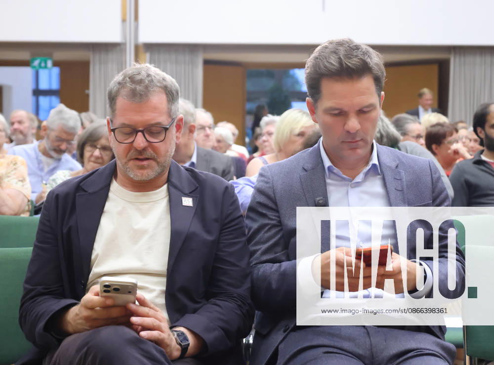 Berlin 2026 Election Campaign, Round 08, September 9, 2026, Germany, Berlin, 2026 State Election, Election Campaign, Top Candidates’ Roundtable, Catholic Education Academy, Panel discussion hosted by Archbishop Heiner Koch with Werner Graf (Greens), Elif Eralp, lead candidate for Die Linke; Steffen Krach, lead candidate for the SPD; Stefan Evers, lead c