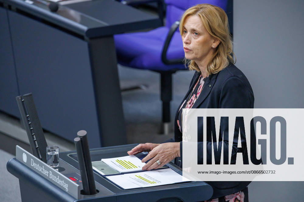 Bundestag: Karin Prien (CDU), Federal Minister for Family Affairs, in the German Bundestag on September 10, 2026, in Berlin, Berlin, Germany, Bundestag