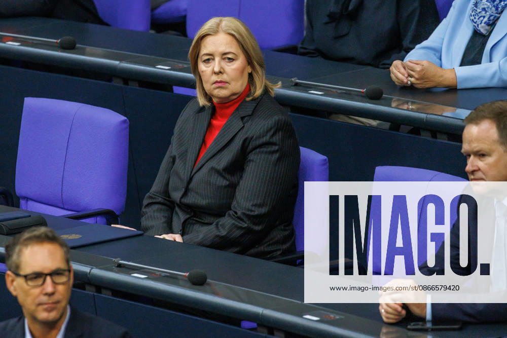 Bundestag: Baerbel Bas (SPD), Federal Minister of Labor and Social Affairs, at the German Bundestag on September 11, 2026, in Berlin, Berlin, Germany, Bundestag
