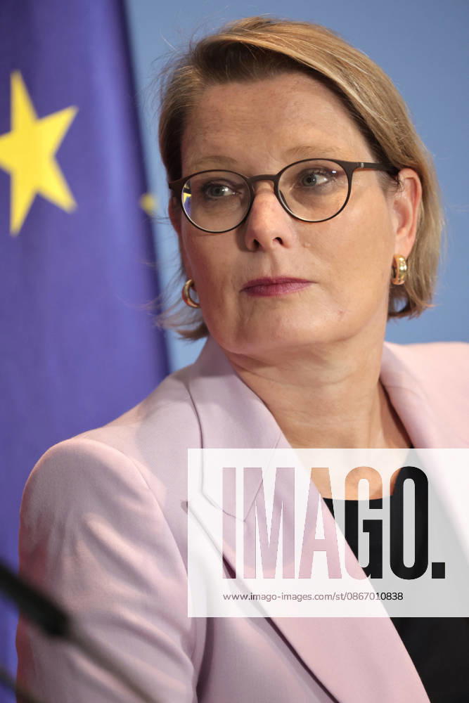 Stefanie Hubig, Federal Minister of Justice, SPD, Press Conference on the 10-Point Plan for Better Protection Against Islamist Terrorism, Berlin