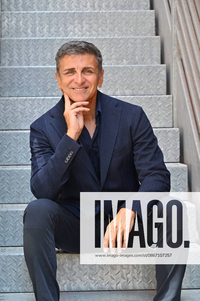 IPA88635760 - Rome: Rai Studios on Via Teulada. Photocall for the show *Il cacciatore di sogni*. Pictured: Stefano Buttafuoco