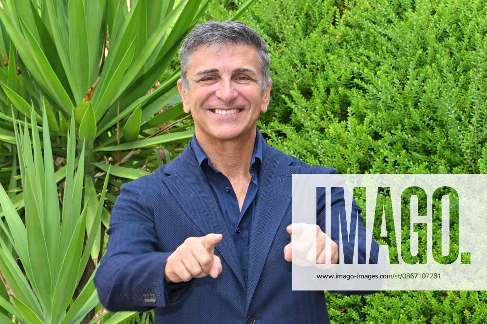 IPA88635662 - Rome: Rai Studios on Via Teulada. Photocall for the show *Il cacciatore di sogni*. Pictured: Stefano Buttafuoco
