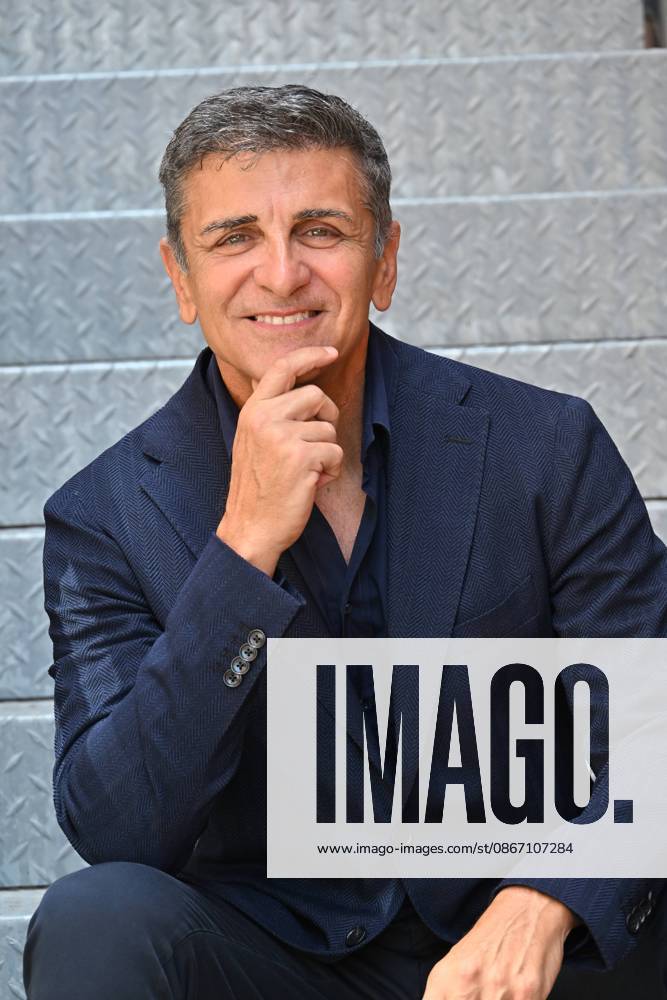 IPA88635754 - Rome: Rai Studios on Via Teulada. Photocall for the show *Il cacciatore di sogni*. Pictured: Stefano Buttafuoco