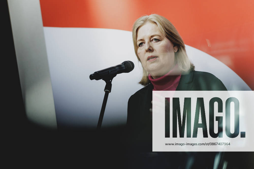 Baerbel Bas (SPD), Federal Minister of Labor and Social Affairs, photographed during a press conference in response to the state election in Mecklenburg-Western Pomerania and the Berlin House of Representatives election, September 21, 2026. While Die Linke won the electio