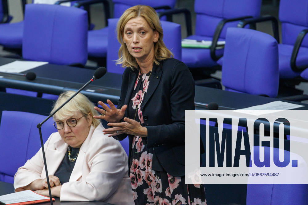 Bundestag: Karin Prien (CDU), Federal Minister for Family Affairs, at the German Bundestag on September 10, 2026, in Berlin, Berlin, Germany, Bundestag