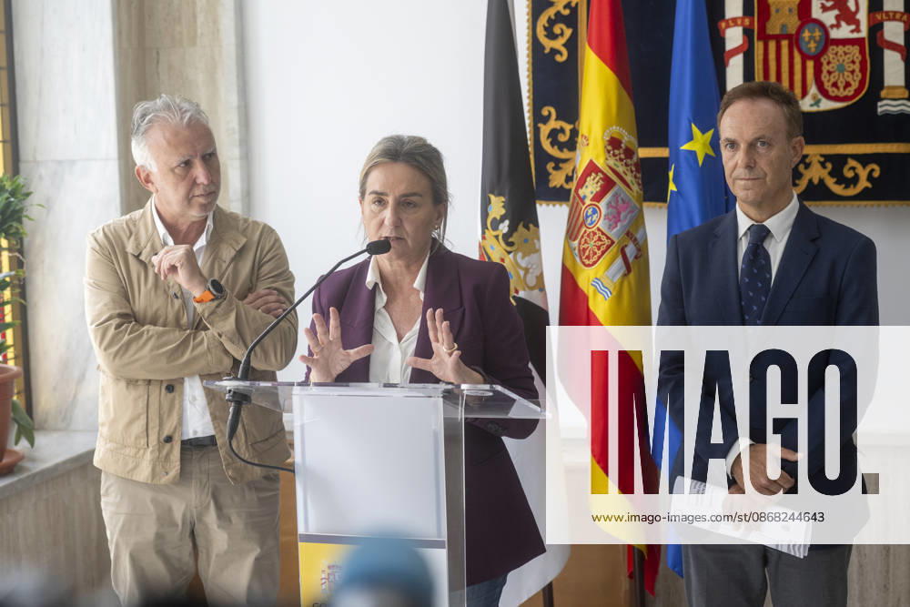 Ángel Víctor Torres chairs a meeting of the Situation Committee for the autonomous city of Ceuta. The Minister of Education, Vocational Training, and Sports, Milagros Tolón c, the Minister of Territorial Policy and Democratic Memory, Ángel Víctor Torres i, and the Government Delegate in Ceuta, David de la Encina d, during the meeting of the Situation Committee for the autonomous city, at the Government Delegation, on September 30, 2026, in Ceuta, Spain. Torres announced that the government will allocate 40.3 million to security and sanitation in Ceuta and that the space next to the prison will be used as a new shelter. SEPTEMBER 30, 2026 Ceuta, Spain