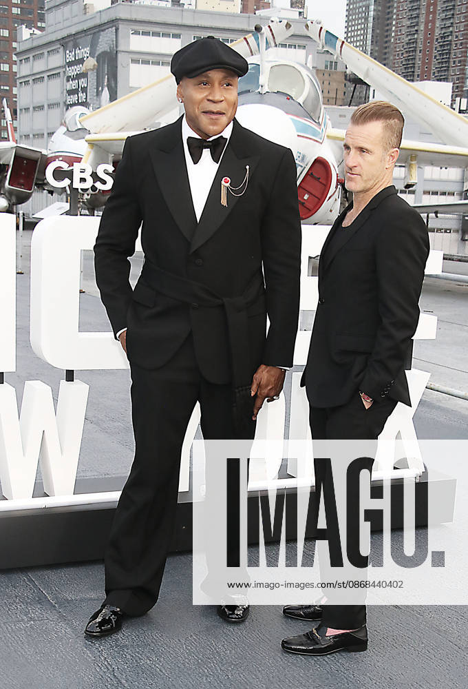 NEW YORK, NY- OCTOBER 1: LL Cool J and Scott Caan at CBS NCIS New York Series Premiere at USS Intrepid Museum in New York. October 1, 2026.