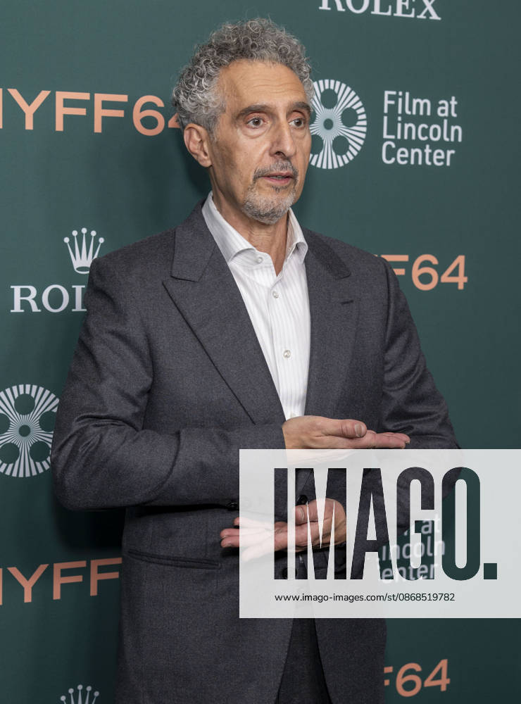 JOHN TURTURRO attends the premiere of A Statement at the 64th annual New York Film Festival at Alice Tully Hall, Lincoln Center in New York. 3 October 2026 New York USA - ZUMAa265 20261003_zep_a265_011