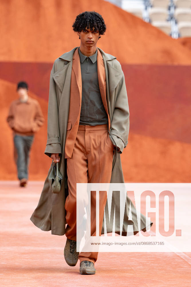 PFW Lacoste - Runway LZ A model walks the runway during the Lacoste Womenswear Spring Summer 2027 show as part of Paris Fashion Week on October 4, 2026 at Roland Garros in Paris, France. Photo by Laurent Zabulon ABACAPRESS.COM