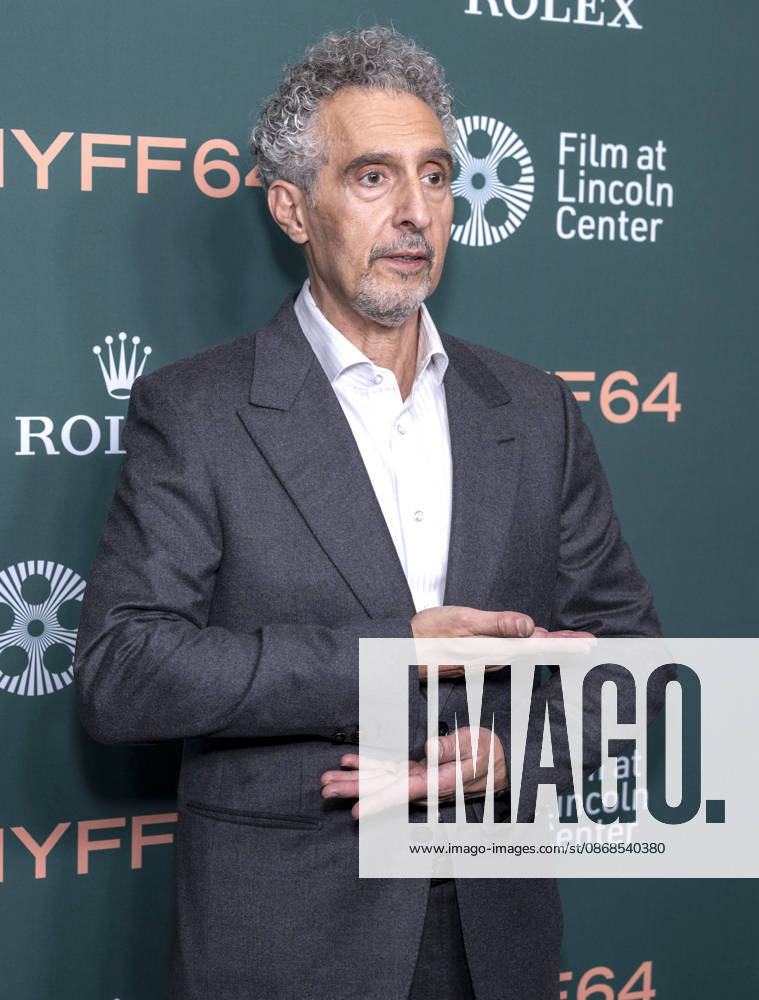 John Turturro attends the 64th New York Film Festival Tom McCarthyÃ¢â‚¬â ¢s A Statement World Premiere. Held at Alice Tully Hall at Lincoln Center in New York. Zuma Press. October 3, 2026. New York United States - ZUMAp281 20261003_zea_p281_066