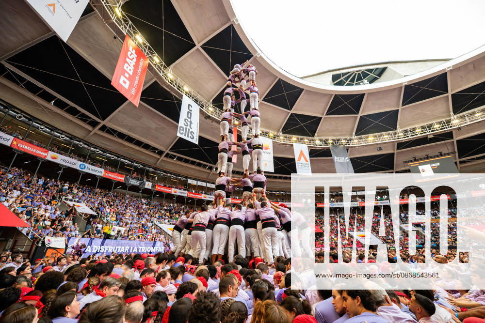 Final Day of the 30th Castells Competition in Tarragona Final Day of the 30th Castells Competition, at the CaixaBank Tàrraco Arena, on October 4, 2026, in Tarragona, Catalonia, Spain. The Castells Competition is a performance featuring castells—human towers—by the best colles (human tower groups) in Catalonia, held every two years, at the former bullring, the site where the first edition was held in 1932. OCTOBER 4, 2026 Tarragona Catalonia Tarragona Catalonia Spain
