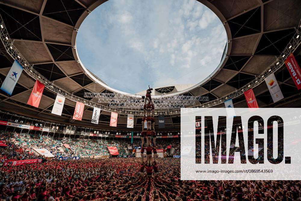 Final Day of the 30th Castells Competition in Tarragona Final Day of the 30th Castells Competition, at the CaixaBank Tàrraco Arena, on October 4, 2026, in Tarragona, Catalonia, Spain. The Castells Competition is a performance featuring castells—human towers—by the best colles (human tower groups) in Catalonia, held every two years, at the former bullring, the site where the first edition was held in 1932. OCTOBER 4, 2026 Tarragona Catalonia Tarragona Catalonia Spain
