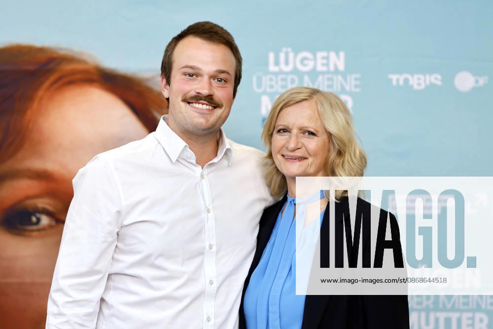 Actress Johanna Gastdorf and her son Leo Gastdorf at the screening of the film *Lies About My Mother* at the Weißhauskino in Cologne, October 5, 2026, North Rhine-Westphalia, Germany