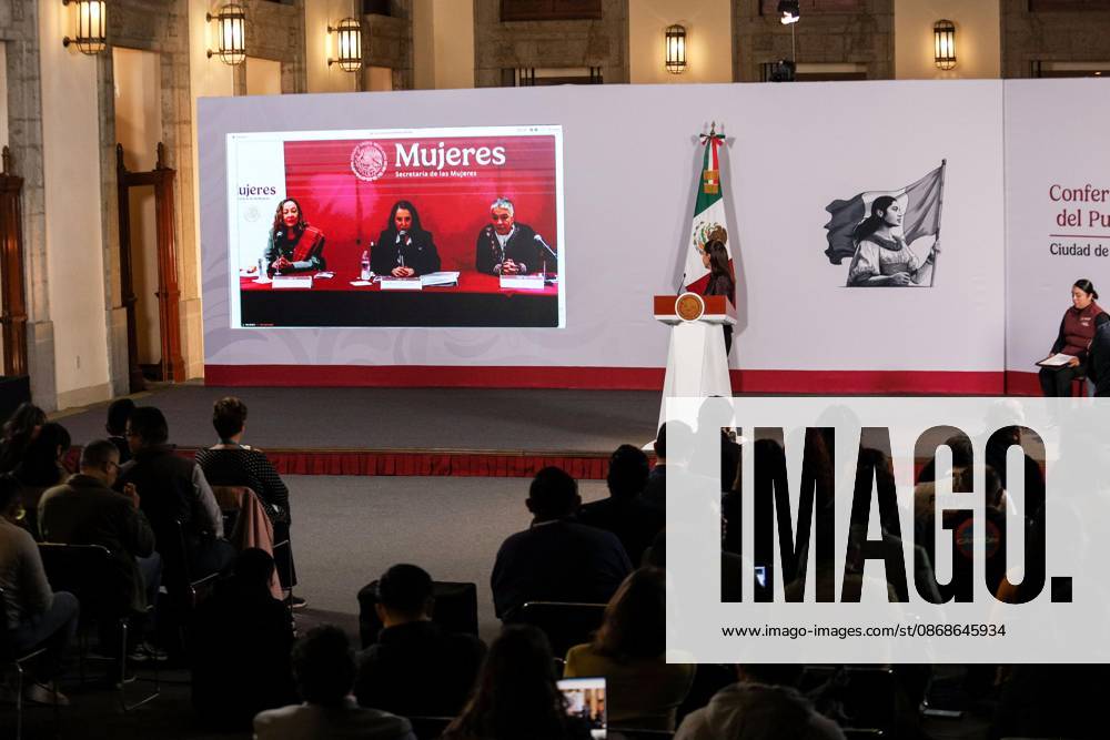 TO-45353- Ciudad de M& xe9;xico. 2026-10 -05. Claudia Sheinbaum Pardo, President of Mexico, during the daily morning press conference in the Treasury Room of the National Palace in Mexico City. Alejandro God& xcd;nez Clasos.com.mx - ZUMAcs4_ 20261005_faa_cs4_067