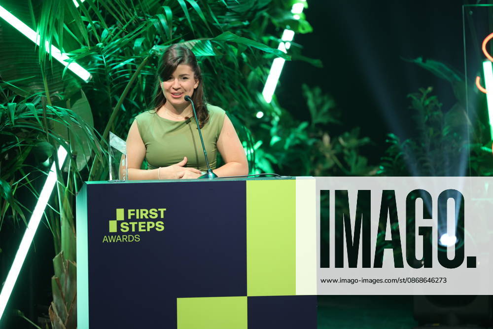 FIRST STEPS 2026 Documentary Film Winner: *WAS AN EMPFINDSAMKEIT BLEIBT* by Daniela Magnani HuÌˆller. Award ceremony on stage at the FIRST STEPS 2026 awards ceremony at the Theater des Westens in Berlin
