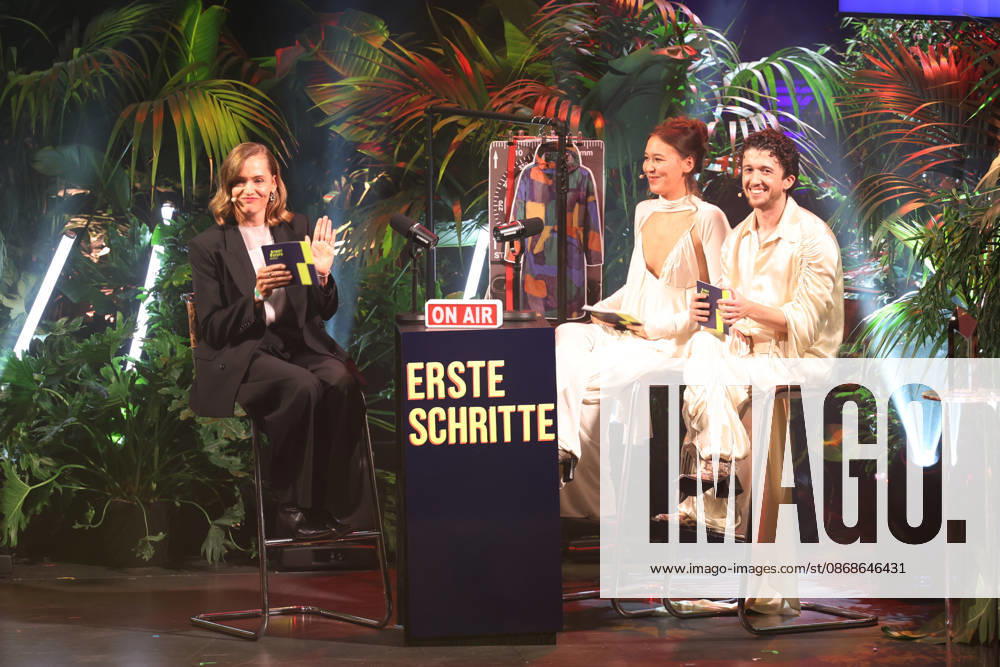 FIRST STEPS 2026 Hosts Malaya and Maximilian, and Big Audience Award Acceptance Speech by Magdalena Prosteder: Award Ceremony on Stage at the FIRST STEPS 2026 Awards at the Theater des Westens in Berlin