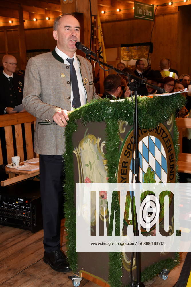 Hubert Aiwanger, STV Minister-President, Munich, October 4, 2026, Theresienwiesn, Oktoberfest, Schützen Festzelt, State Shooting Competition, Award Ceremony for This Year s Shooting Champions, Photo: Munich