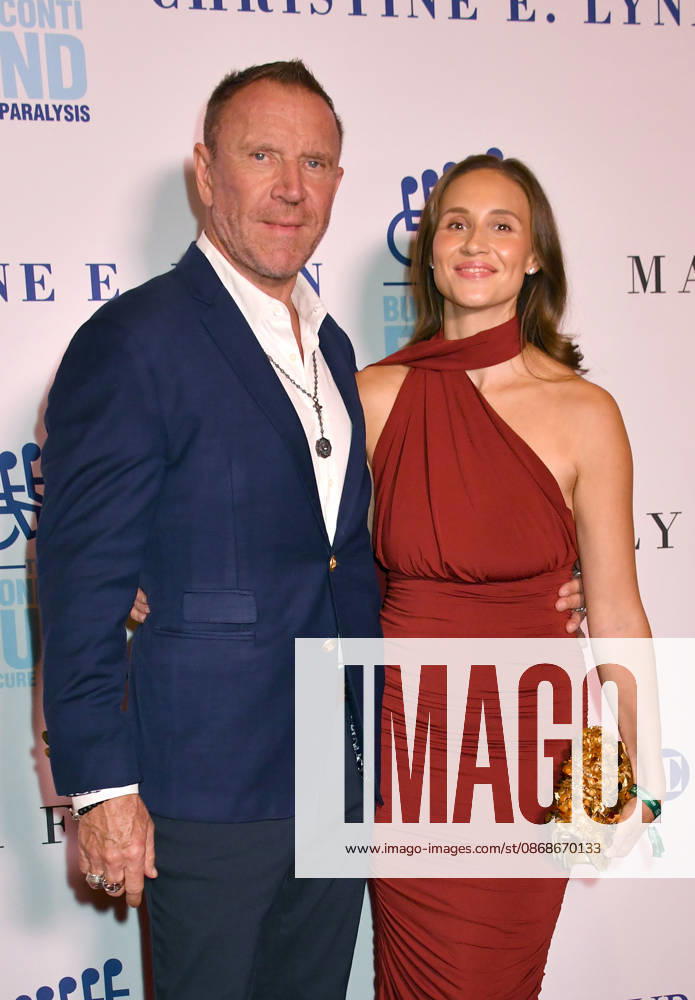 NEW YORK, NY - OCTOBER 5: Renny Harlin and Johanna Kokkila at the 41st Annual Great Sports Legends Dinner on October 5, 2026 at the New York Hilton in New York City.