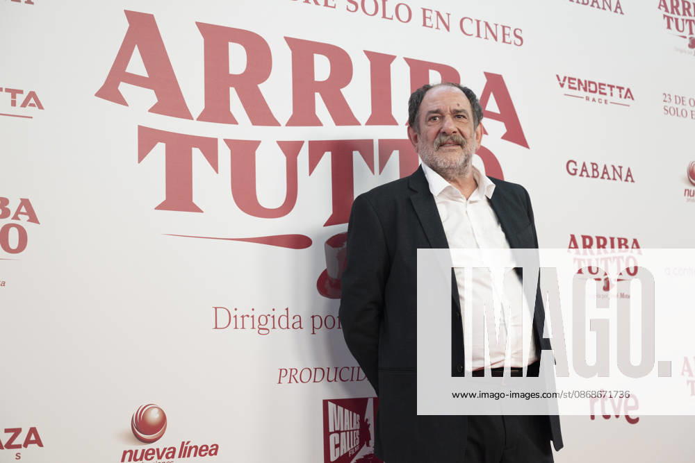 Premiere of the movie ARRIBA TUTTO in Madrid, Spain - 05 Oct 2026 Karra Elejalde attends the premiere of the movie ARRIBA TUTTO at the Capitol Cinema in Madrid. Madrid Spain