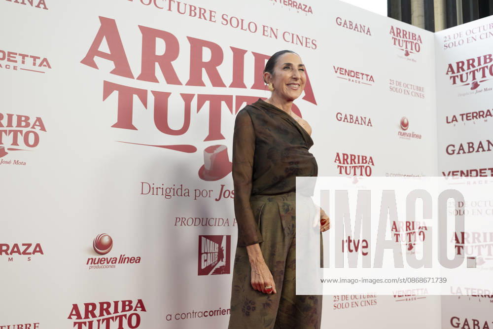 Premiere of the movie ARRIBA TUTTO in Madrid, Spain - 05 Oct 2026 Paz padilla attends the premiere of the movie ARRIBA TUTTO at the Capitol Cinema in Madrid. Madrid Spain