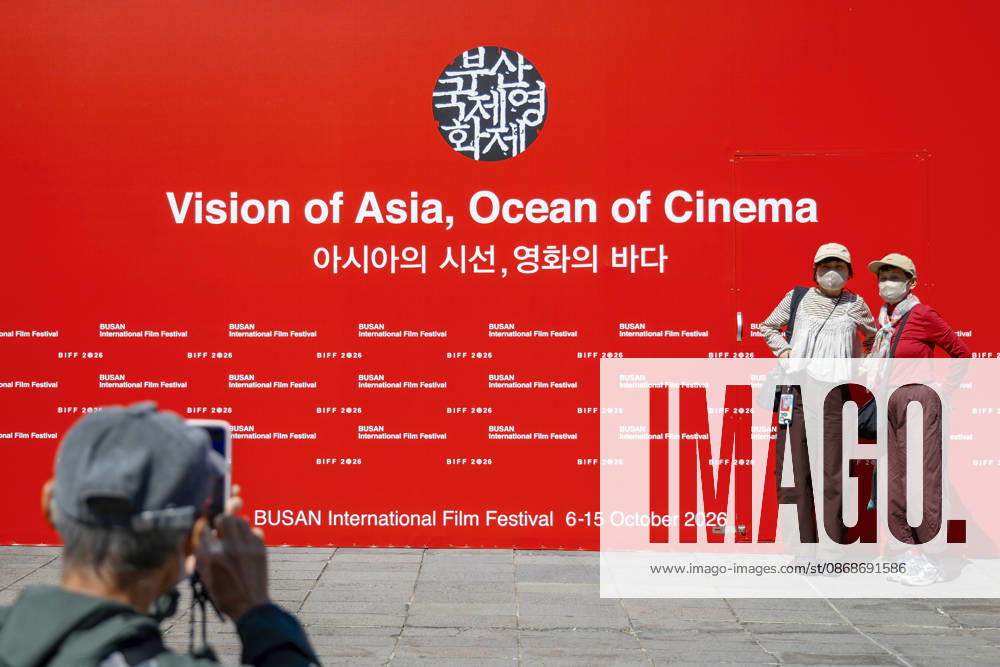 People visit the Busan International Film Festival, South Korea People pose for photographs near the Busan Cinema Center, the main venue of the 31st Busan International Film Festival (BIFF), in Busan, South Korea, on October 06, 2026. Busan South Korea
