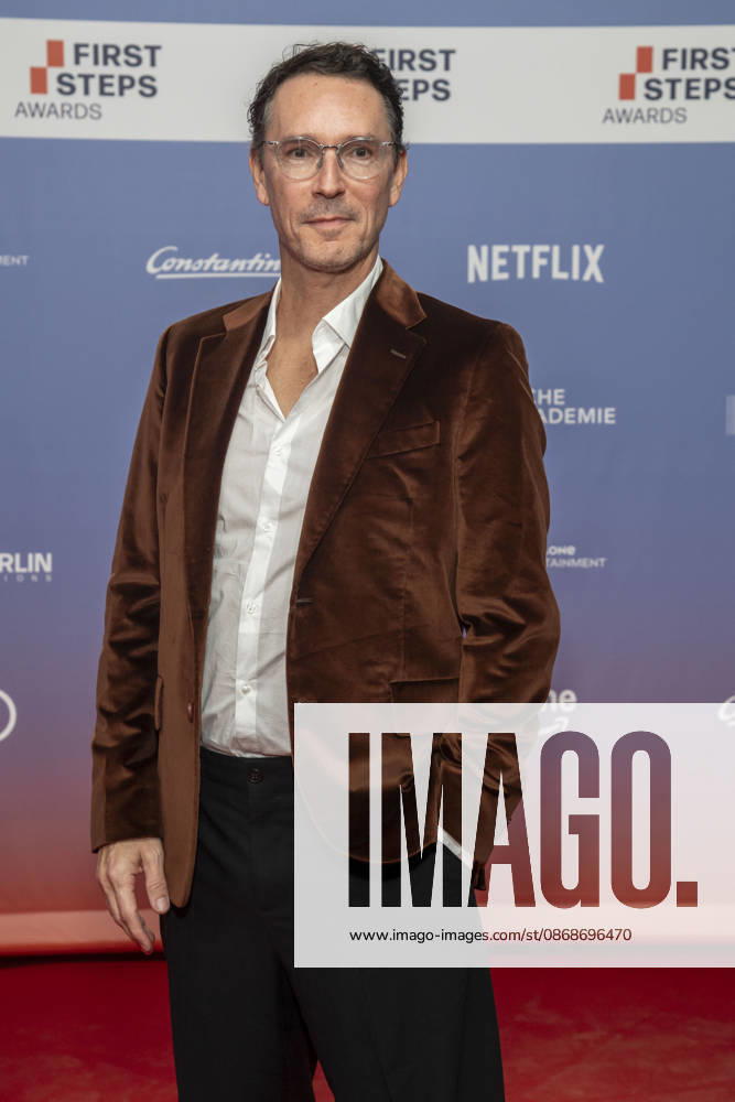 ABB FIRSTSTEPS: Sascha Schwingel walks the red carpet at the 2026 FIRST STEPS Awards ceremony at the Theater des Westens on October 5, 2026, in Berlin, Germany