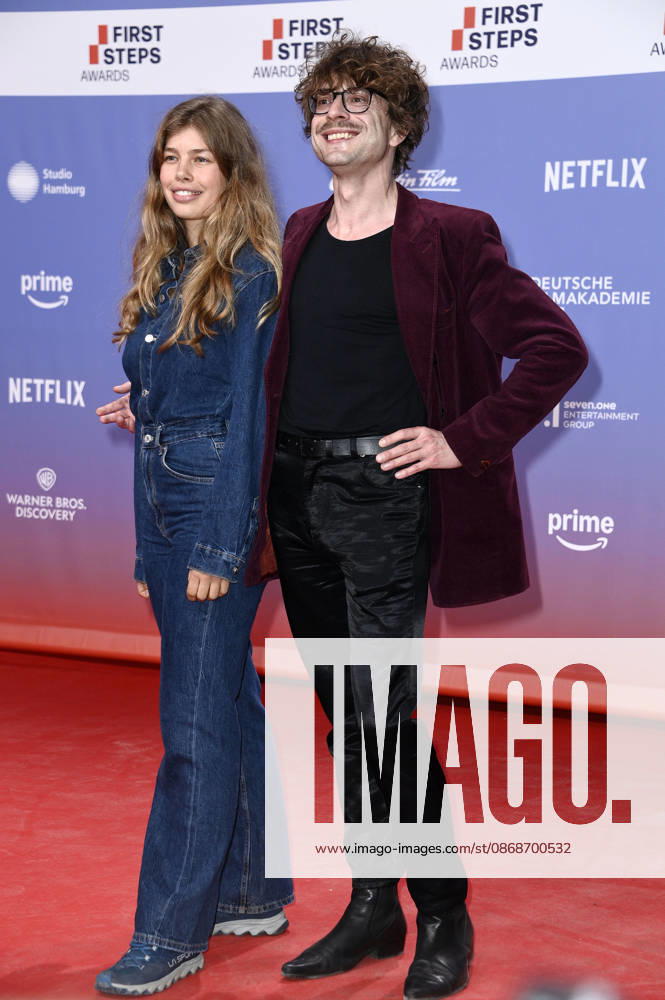 Josephine Thiesen with her companion at the 27th First Steps Awards ceremony in 2026 at the Theater des Westens in Berlin, October 5, 2026 Foto:xN.xKubelkax xFuturexImagex first_steps_6214