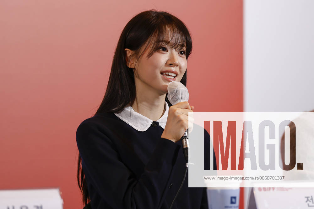 The Table: Day and Night cast at Busan International Film Festival South Korean actor Jeon So-young speaks during a press conference for The Table: Day and Night, the opening film of the 31st Busan International Film Festival (BIFF), at the Busan Cinema Center in Busan, South Korea, on October 06, 2026. Busan South Korea