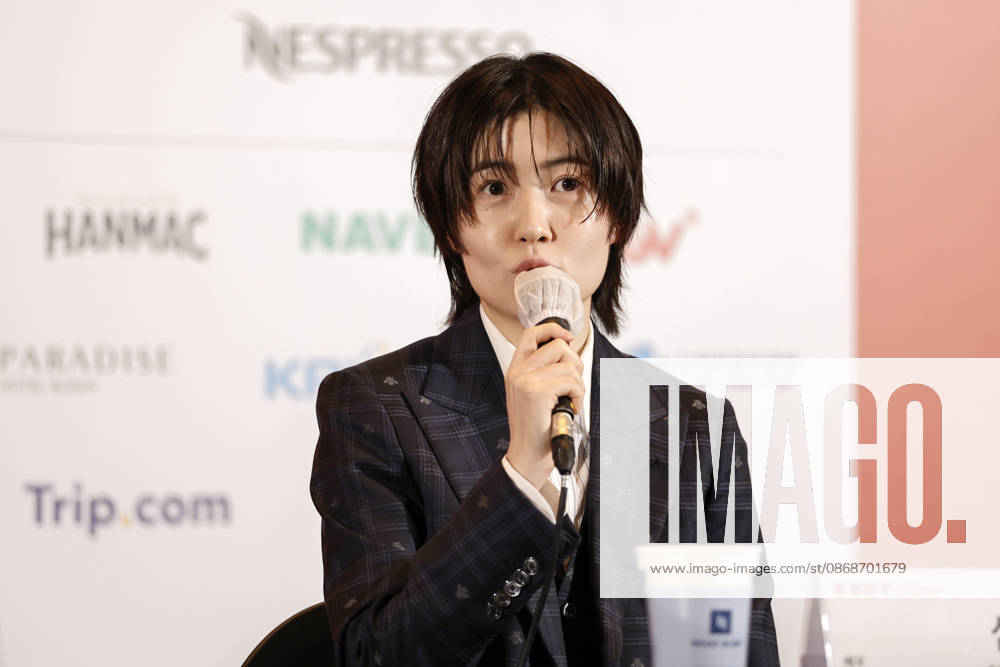 The Table: Day and Night cast at Busan International Film Festival South Korean actor Shim Eun-kyung speaks during a press conference for The Table: Day and Night, the opening film of the 31st Busan International Film Festival (BIFF), at the Busan Cinema Center in Busan, South Korea, on October 06, 2026. Busan South Korea