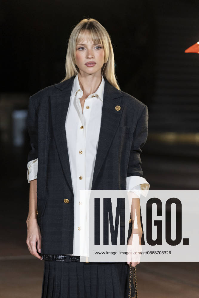 Angèle at the photocall for the Chanel Spring Summer 2027 collection at the Grand Palais in Paris on October 5, 2026. Olivier Borde, Bestimage. Photocall for the Chanel Spring Summer 2027 collection at the Grand Palais in Paris on October 5, 2026. Paris, France