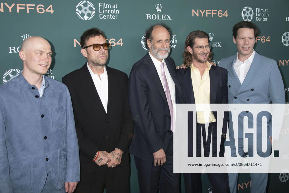 Yura Borisov, Damon Albarn, Luca Guadagnino, Andrew Garfield, and Ike Barinholtz at the premiere of the film *Artificial* at the 64th New York Film Festival at Alice Tully Hall in Lincoln Center, New York, October 5, 2026 Foto:xJ.xFuturexImagex artificial_6056