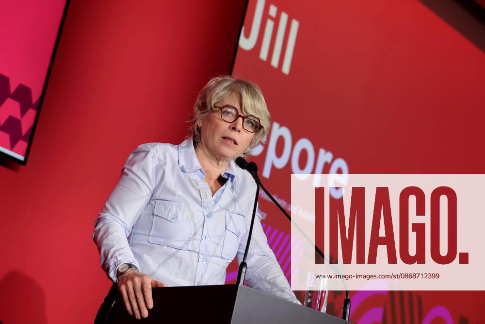 Frankfurt am Main, Germany, Frankfurt Book Fair: Opening press conference of the Frankfurt Book Fair featuring Jill Lepore, American historian