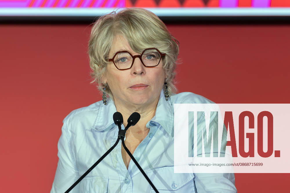 Frankfurt Book Fair 2026 Jill Lepore, American historian and author Opening press conference of the Frankfurt Book Fair 2026, Frankfurt am Main, Hesse, Germany, Exhibition Center