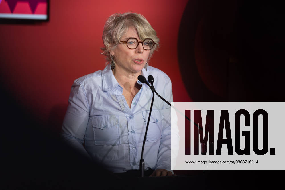 Frankfurt Book Fair 2026 Jill Lepore, American historian and author Opening press conference of the Frankfurt Book Fair 2026, Frankfurt am Main, Hesse, Germany, Exhibition Center