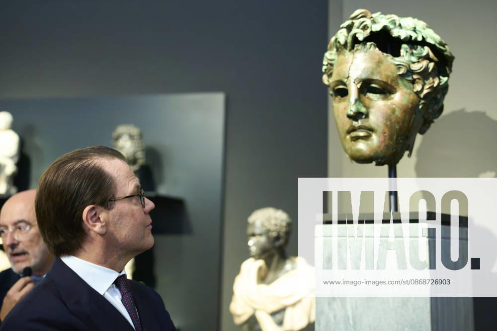 Museum Prince Daniel of Sweden attended the re-inauguration of Queen Christinas sculpture collection at the Museo del Prado, Madrid. No Spain Â