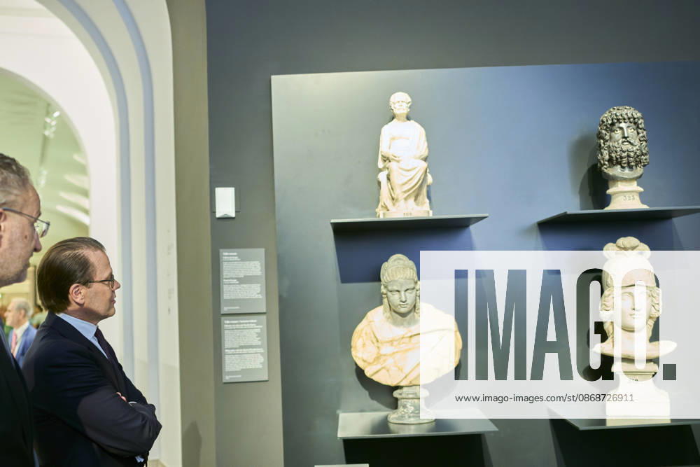 Museum Prince Daniel of Sweden attended the re-inauguration of Queen Christinas sculpture collection at the Museo del Prado, Madrid. No Spain Â