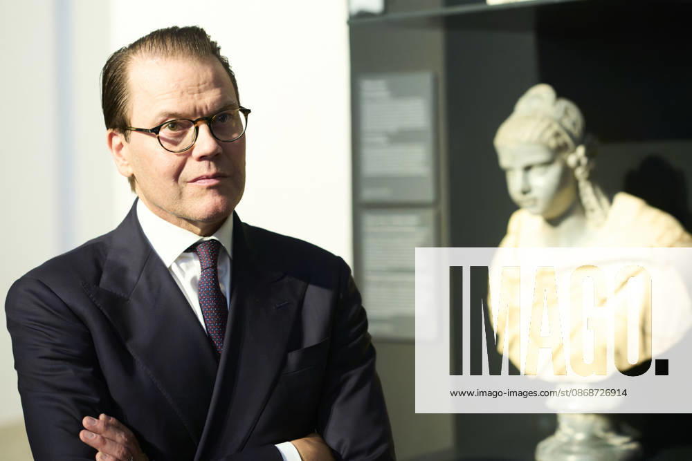 Museum Prince Daniel of Sweden attended the re-inauguration of Queen Christinas sculpture collection at the Museo del Prado, Madrid. No Spain Â