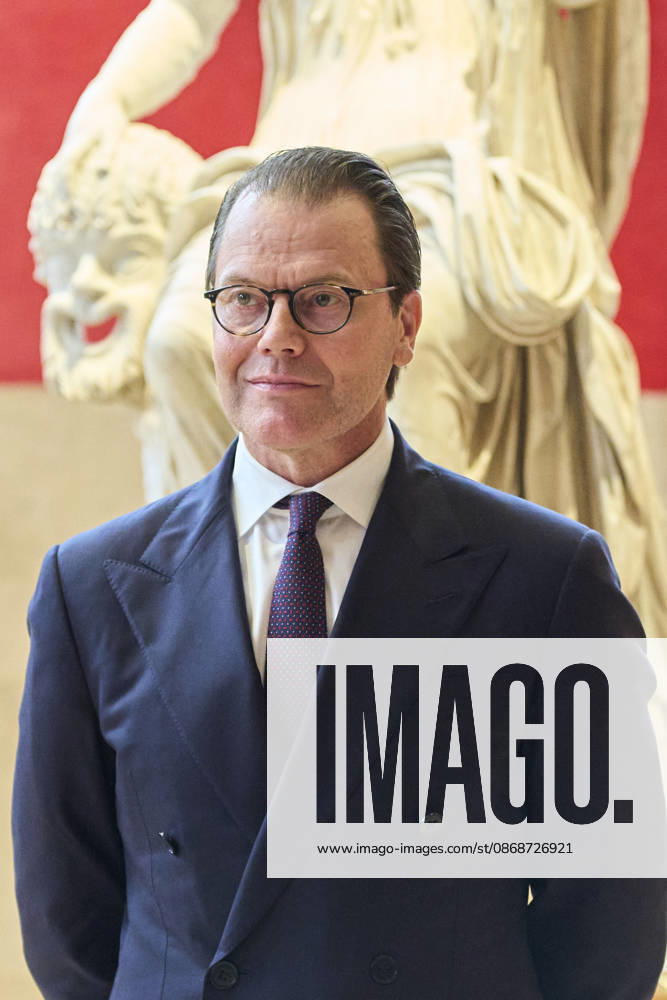 Museum Prince Daniel of Sweden attended the re-inauguration of Queen Christinas sculpture collection at the Museo del Prado, Madrid. No Spain Â