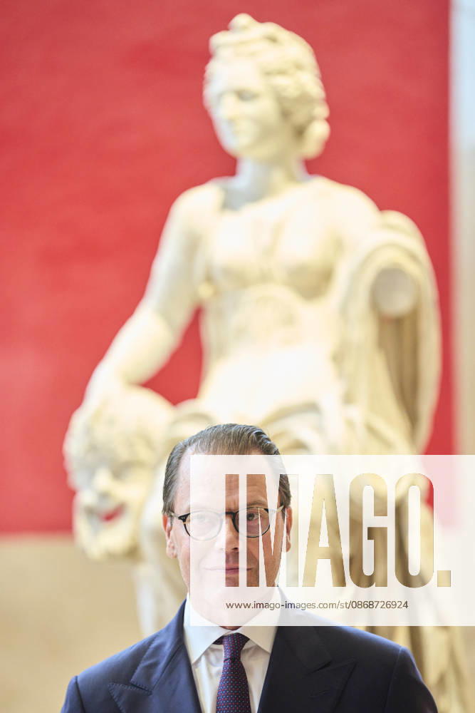 Museum Prince Daniel of Sweden attended the re-inauguration of Queen Christinas sculpture collection at the Museo del Prado, Madrid. No Spain Â