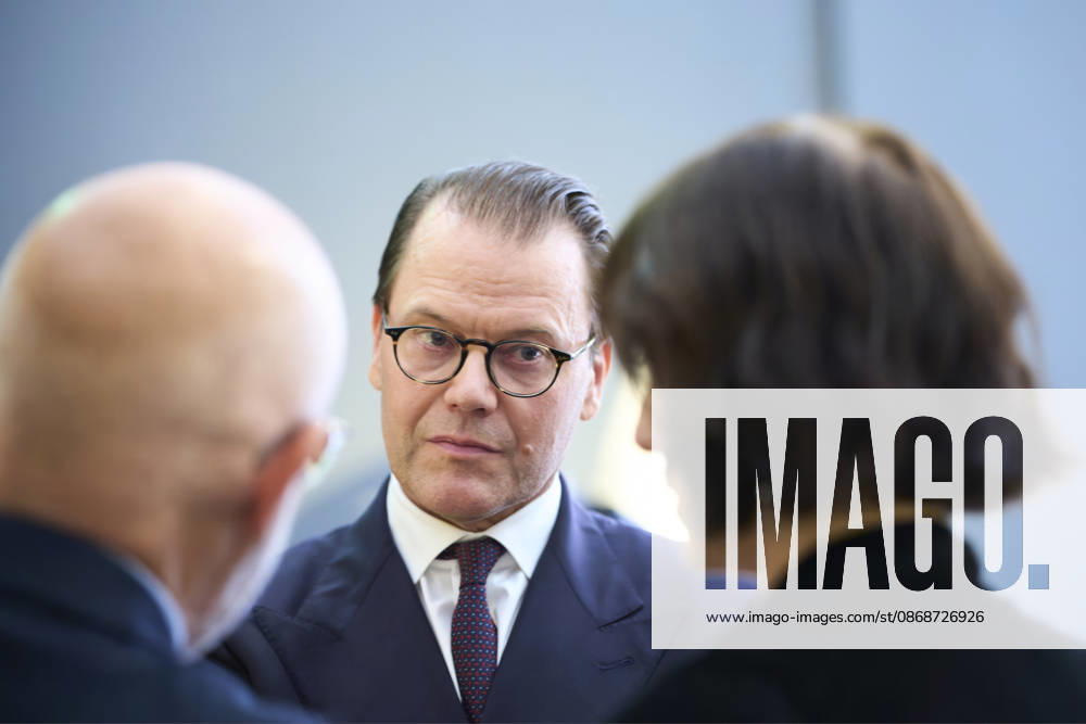 Museum Prince Daniel of Sweden attended the re-inauguration of Queen Christinas sculpture collection at the Museo del Prado, Madrid. No Spain Â